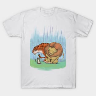 Lion, tiger & kitty. T-Shirt